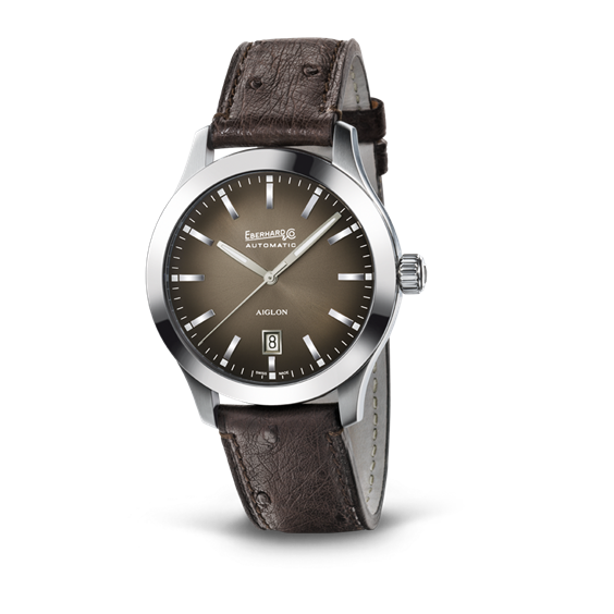 Armbanduhr Eberhard Herr Aiglon Grande Taille in Stahl 41030.10 SE CP - 41030.10 SE CP